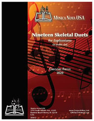 Nineteen Skeletal Duets for Euphoniums (treble clef) P.O.D. cover Thumbnail